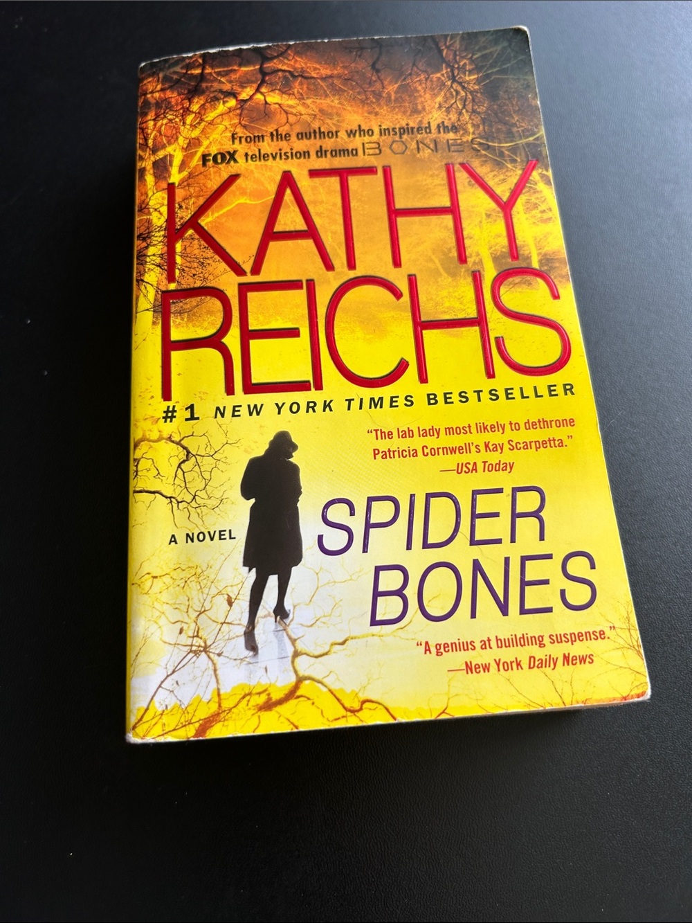 Spider Bones - Yellow Paperback Novel